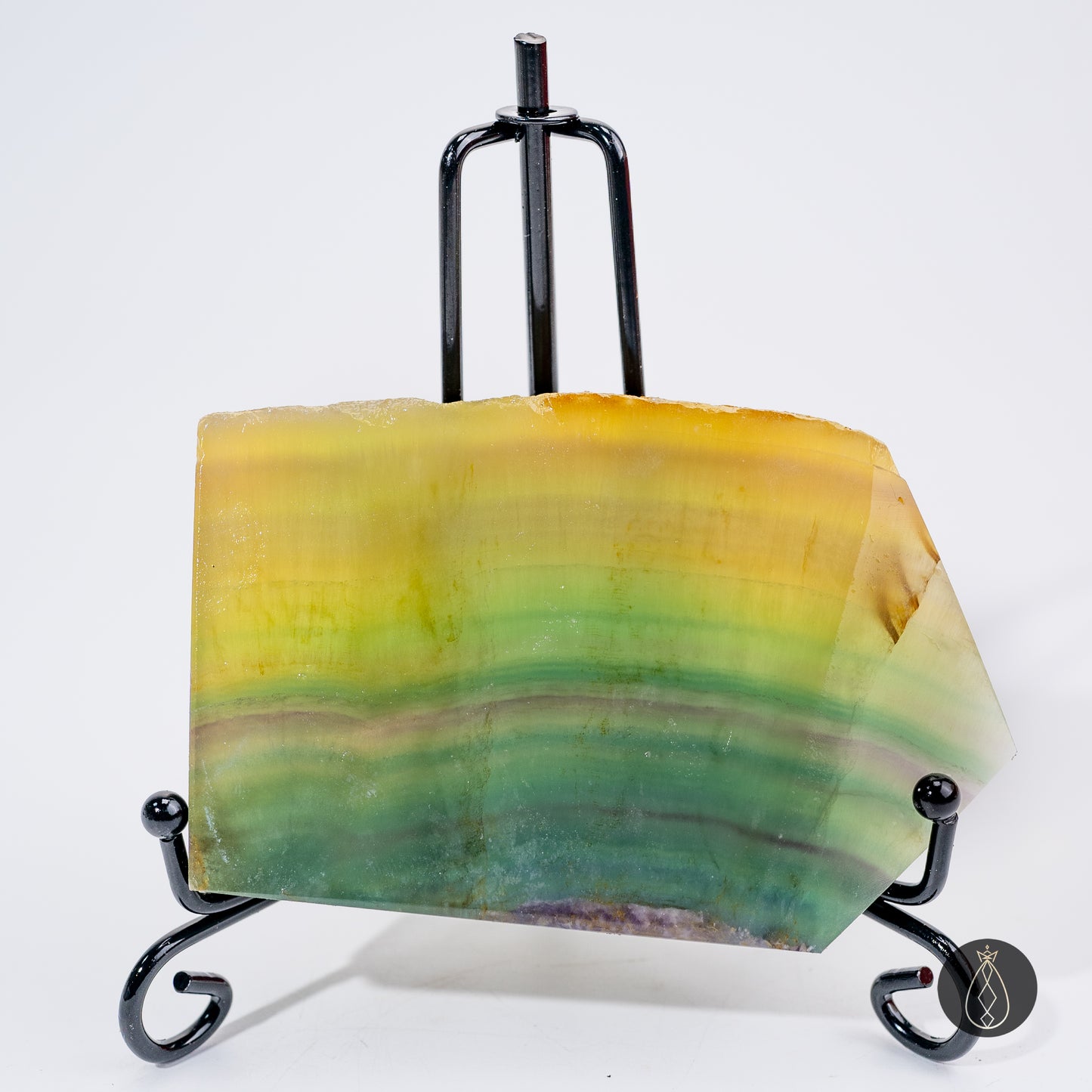 Lemon Fluorite Slab Tower