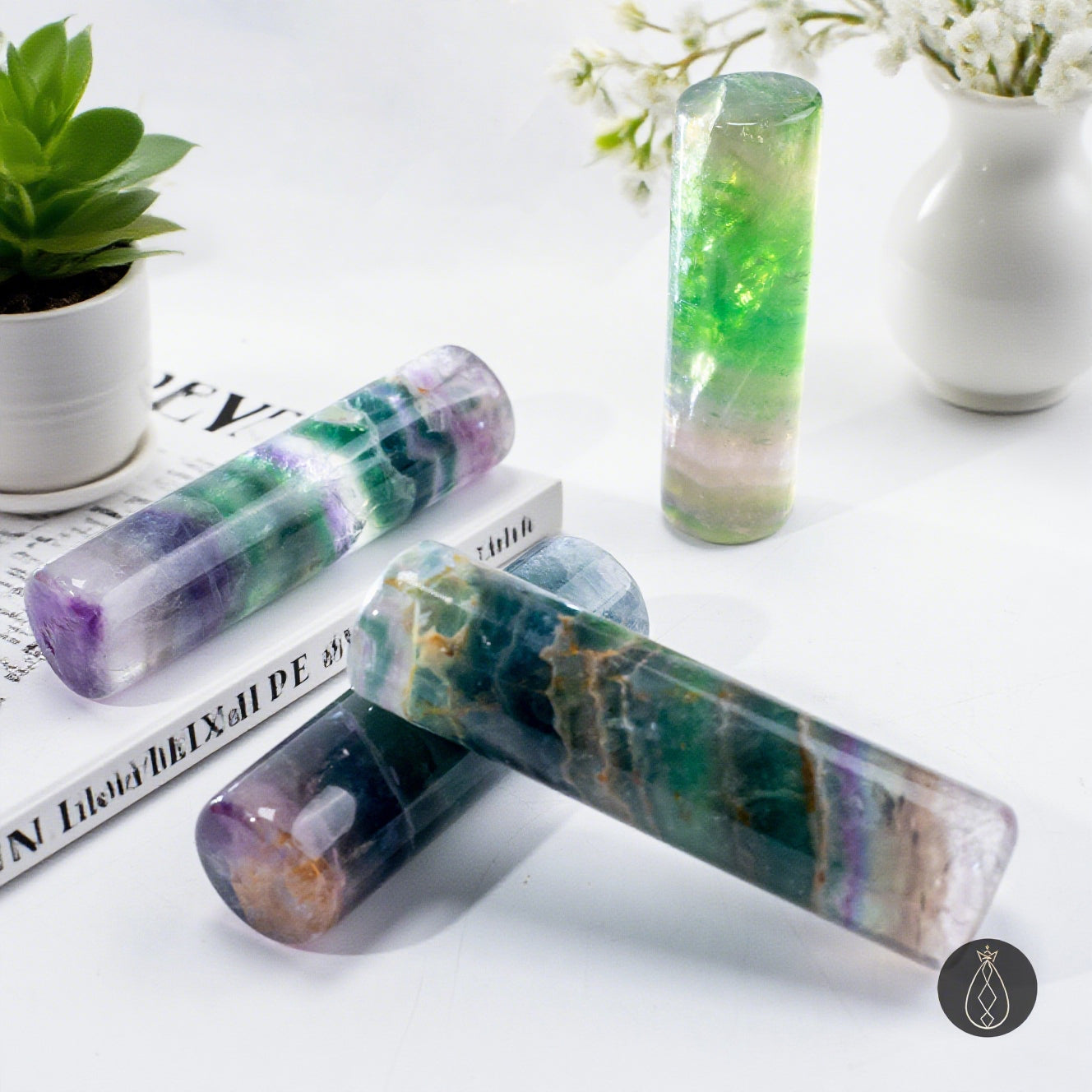 Rainbow Fluorite Cylinder