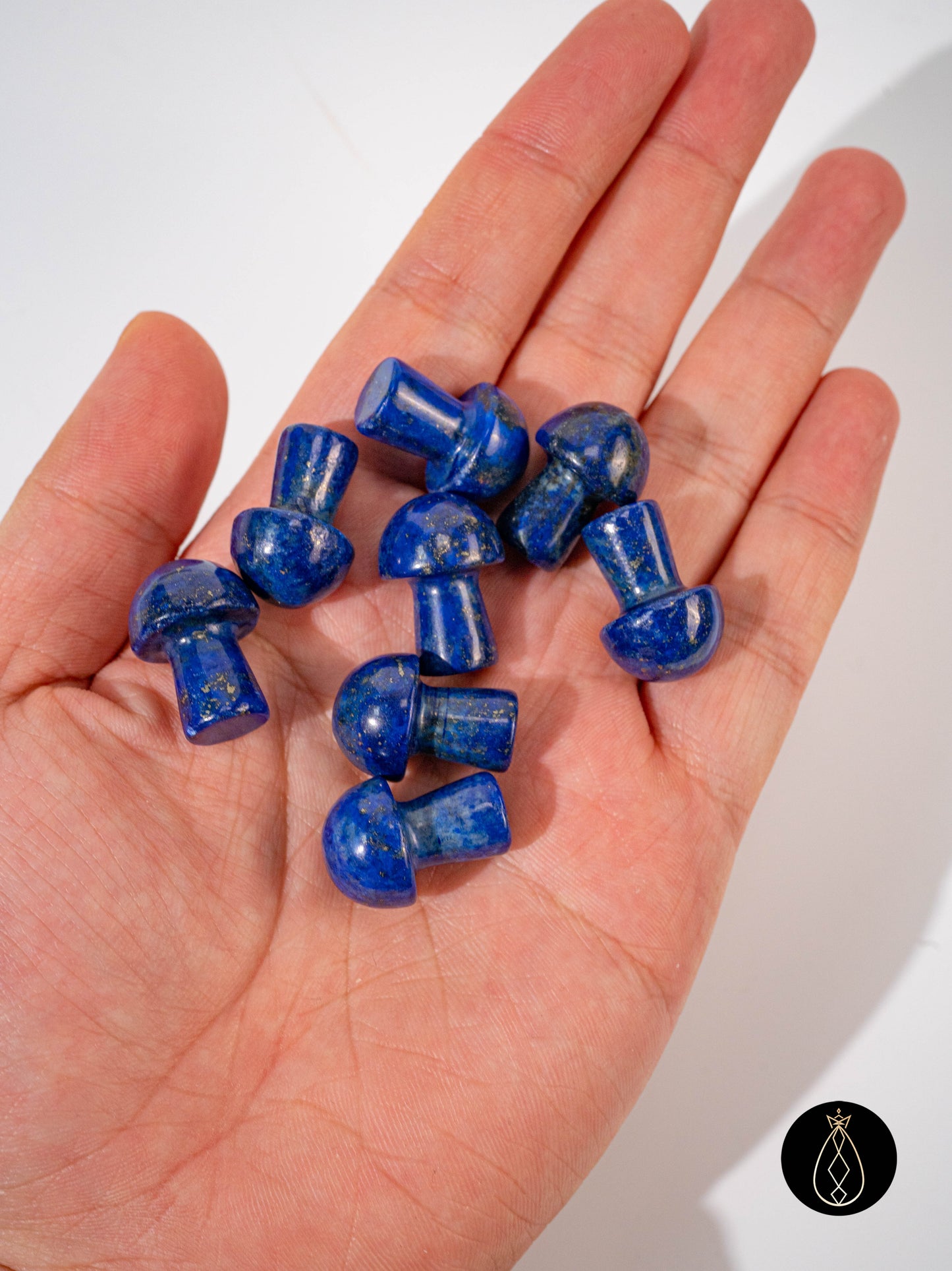 Mixed Crystal Mini Mushroom Carvings