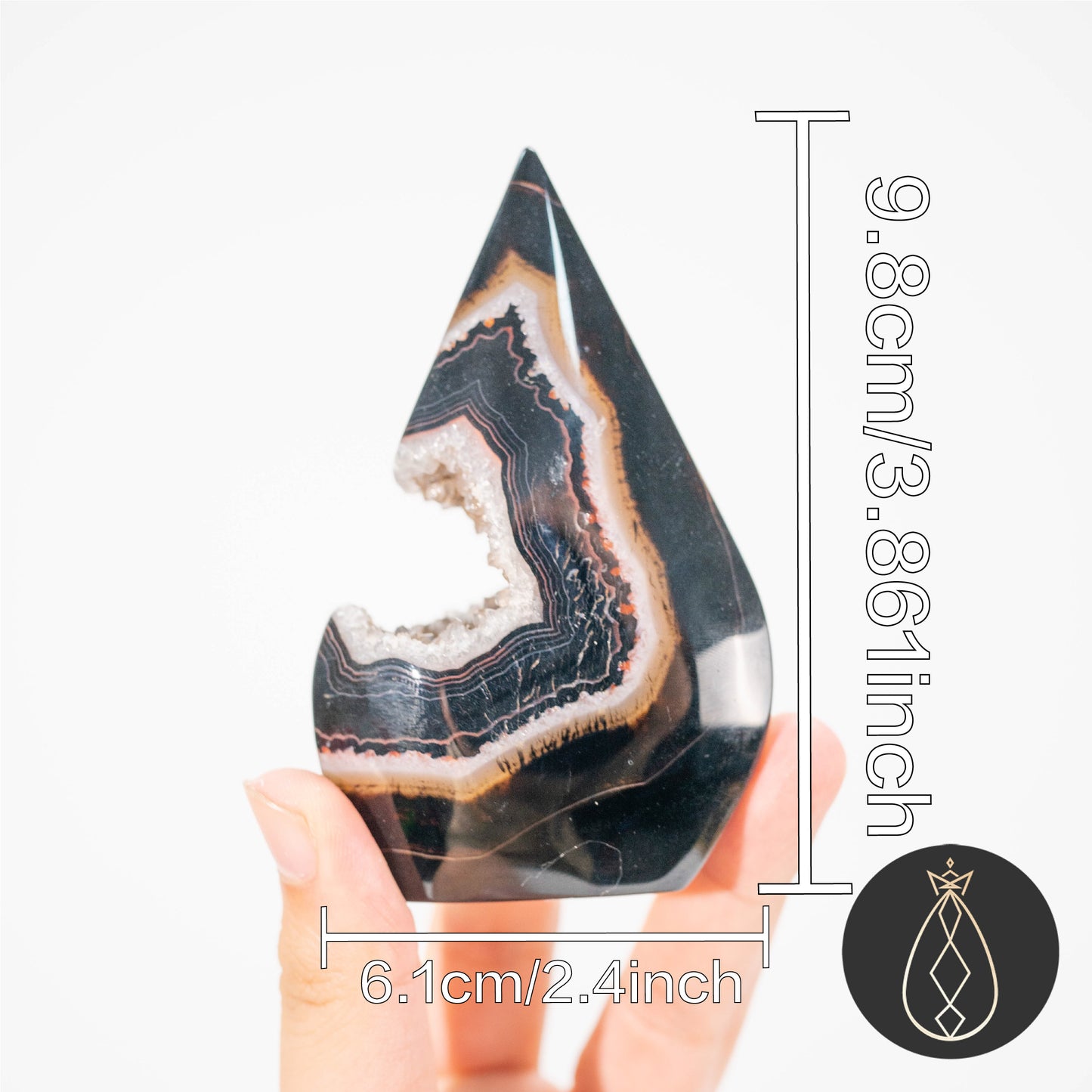 Sardonyx Agate Teardrop