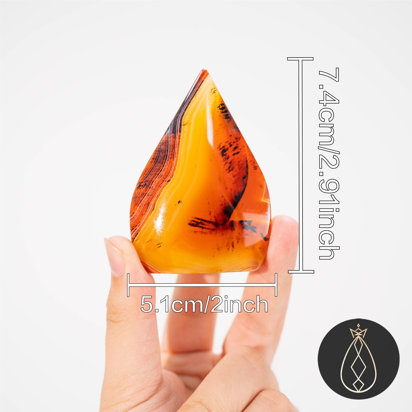 Sardonyx Agate Teardrop
