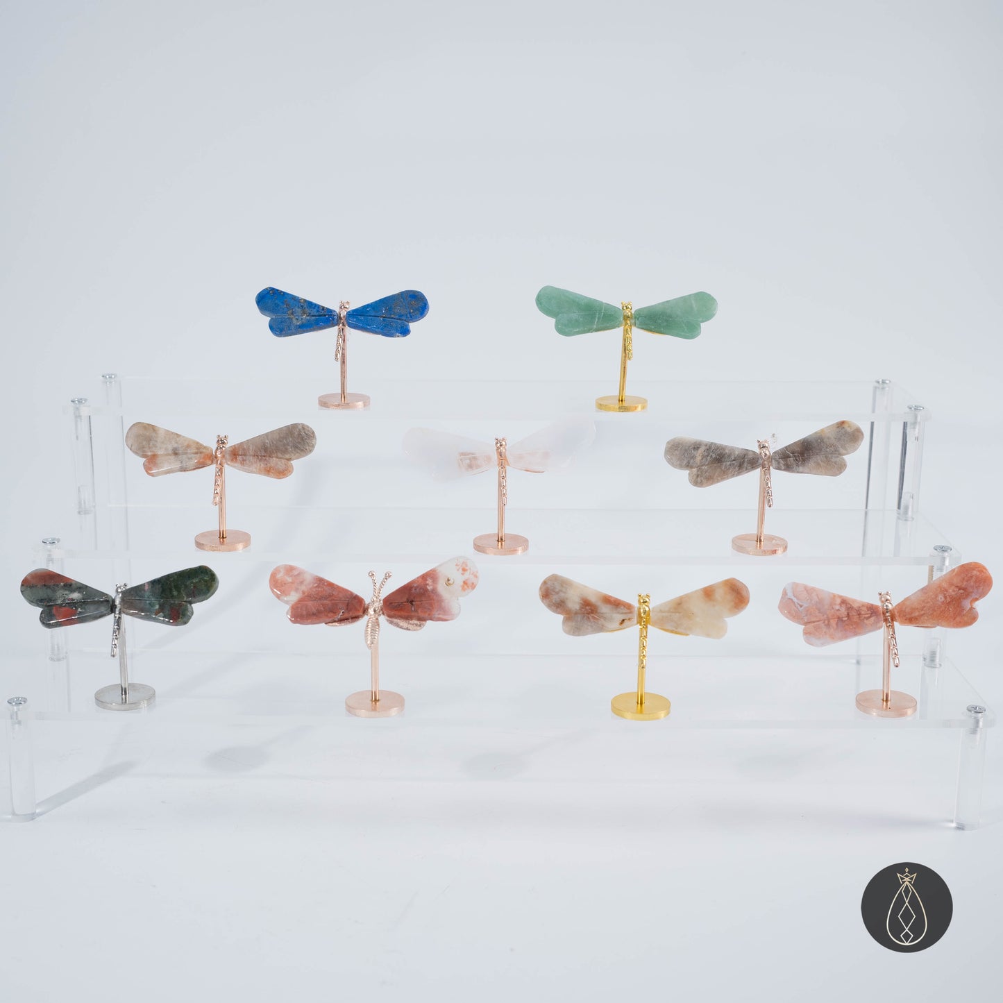 Mixed Crystal Wing Carving