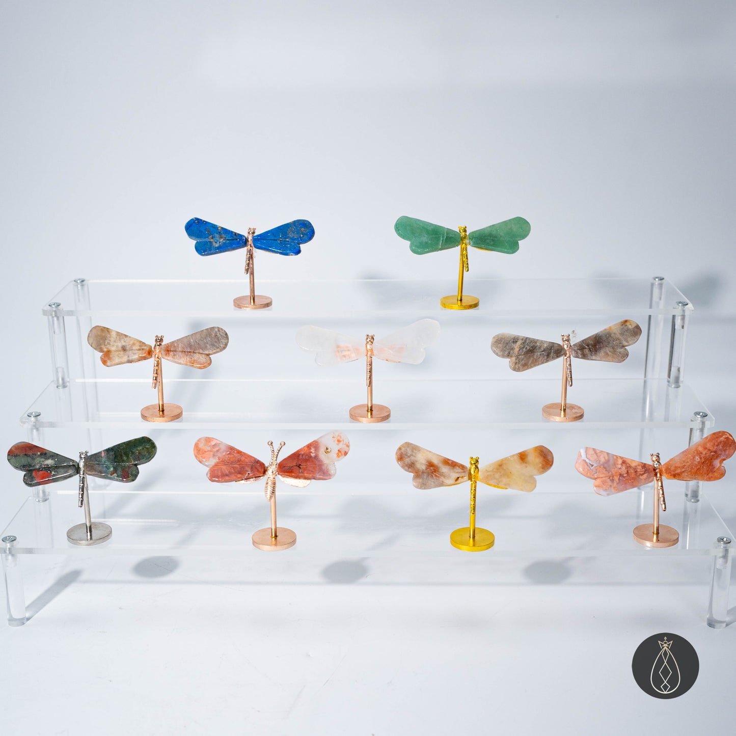 Mixed Crystal Wing Carving