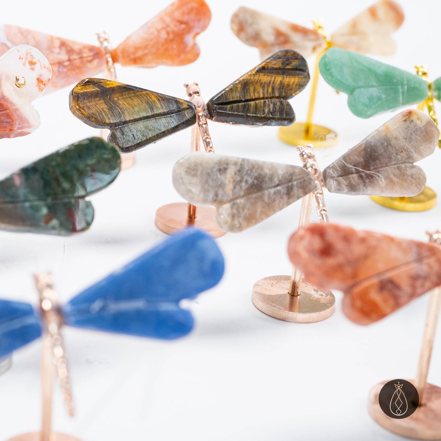 Mixed Crystal Wing Carving