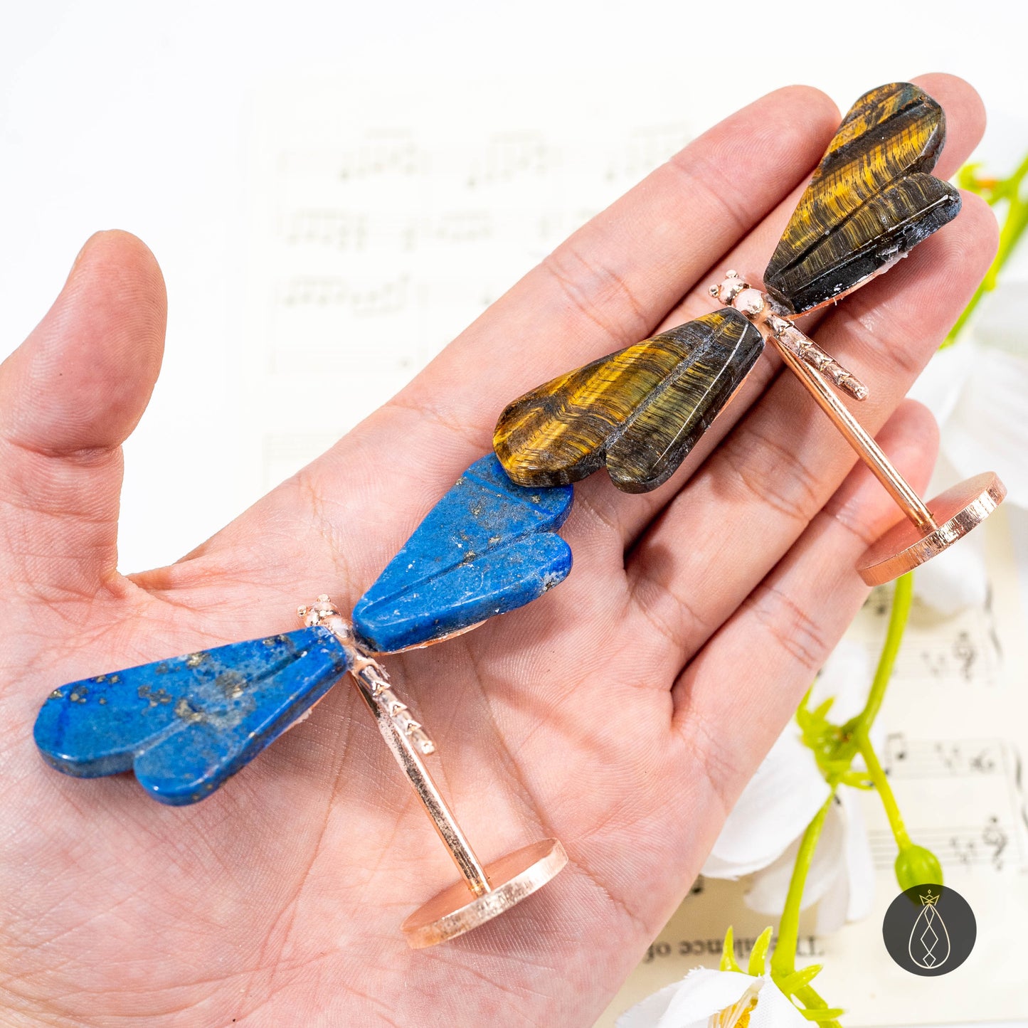 Mixed Crystal Wing Carving