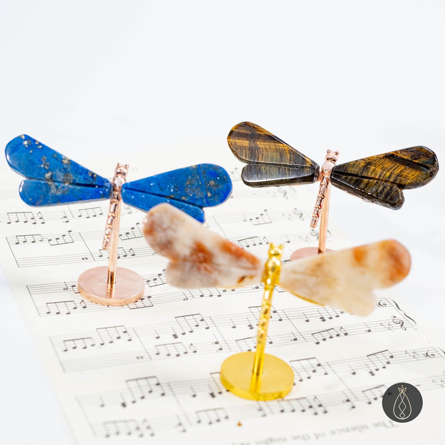 Mixed Crystal Wing Carving