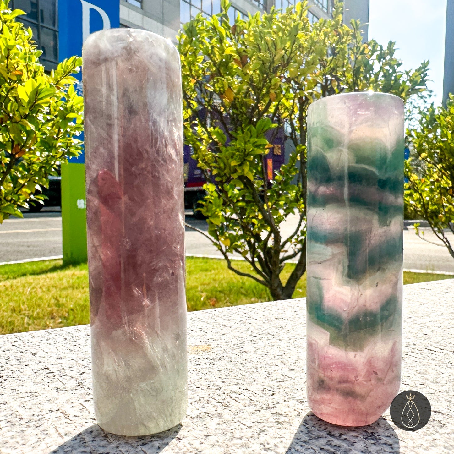 Rainbow Fluorite Cylinder