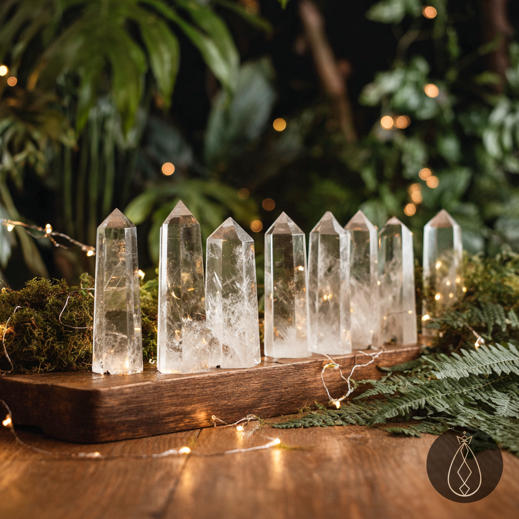 Clear Quartz Tower