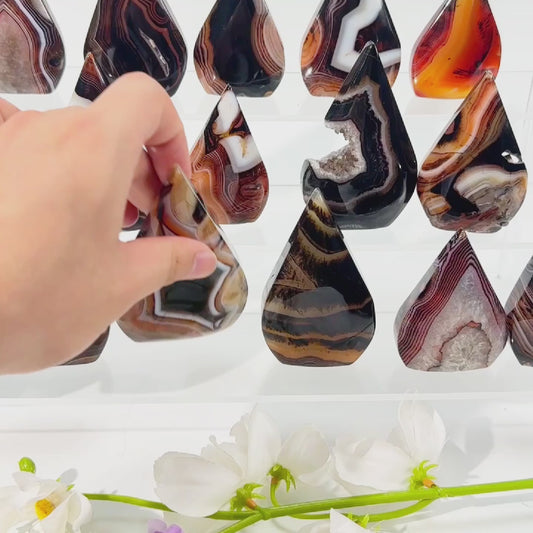 Sardonyx Agate Teardrop